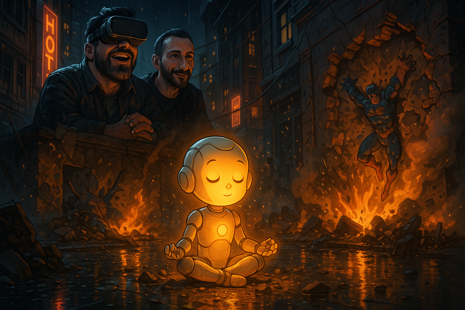 Der Creator und Dumbledore lernen zusammen das Luftbändigen!