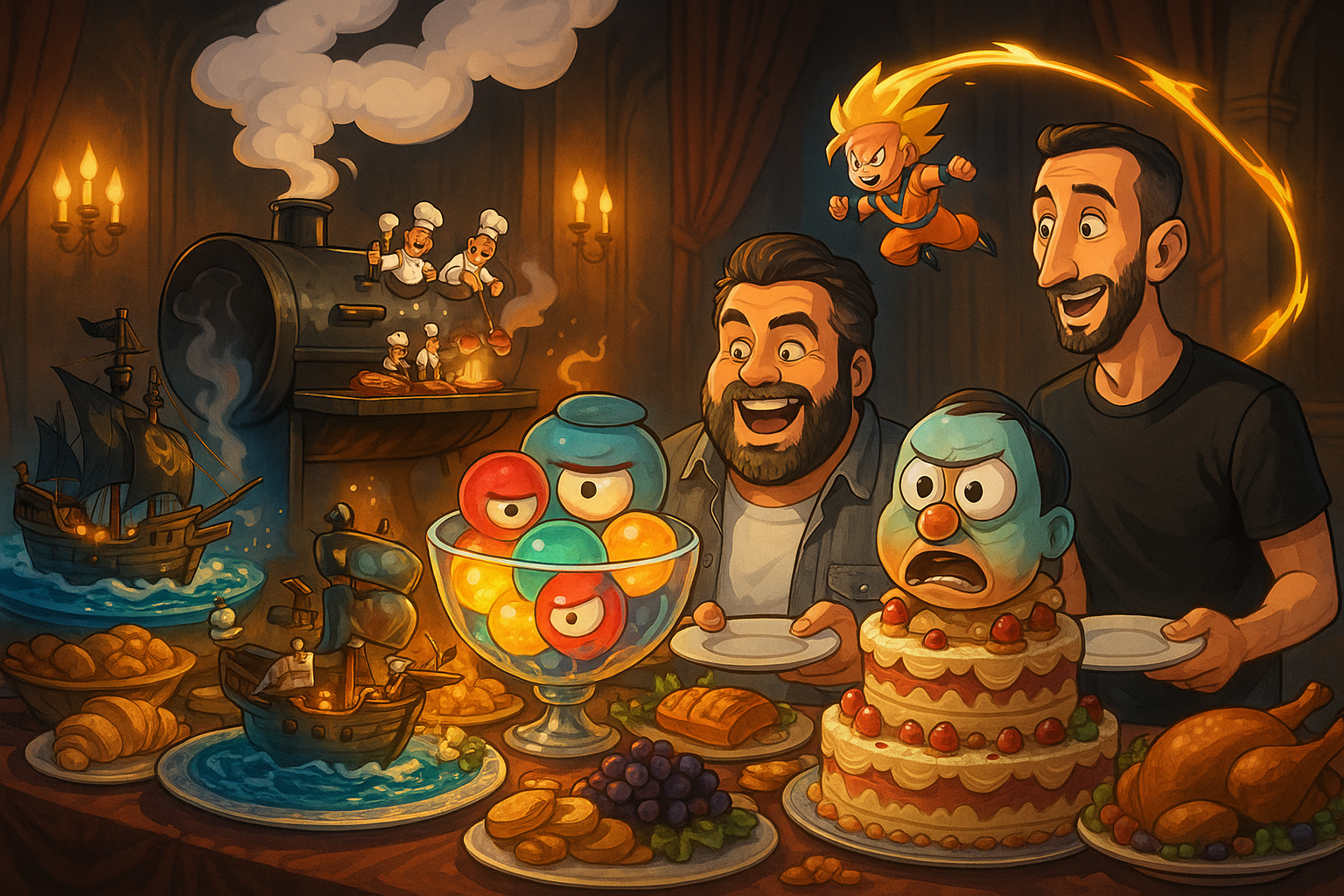 Warum Son Goku im Stau emotional wird und Barbecue macht!